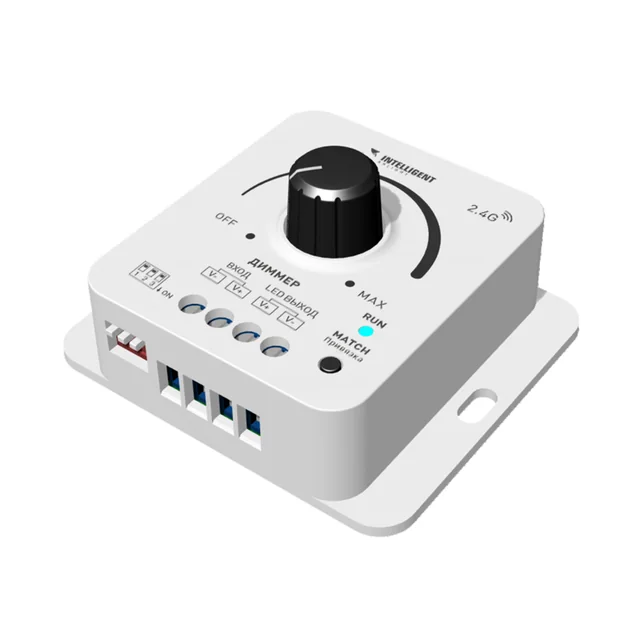 INTELLIGENT ARLIGHT Диммер SMART-PWM-101-32-DIM-SUF (12-48V, 1x8A, 2.4G) (IARL, IP20 Пластик, 5 лет), артикул 050417