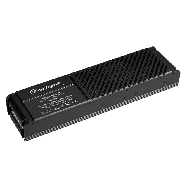 Блок питания ATS-LG-24-350-PFC-L (24V, 14.5A, 350W) (Arlight, IP20 Сетка, 5 лет), артикул 050472
