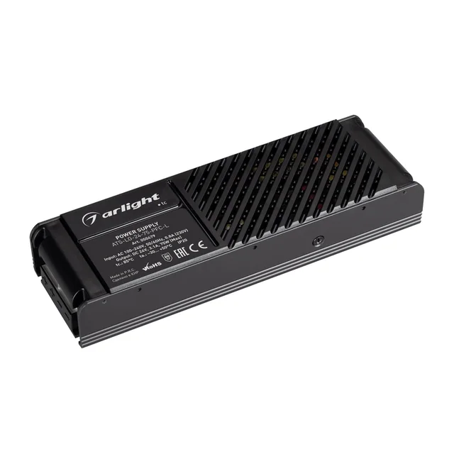 Блок питания ATS-LG-24-75-PFC-L (24V, 3.1A, 75W) (Arlight, IP20 Сетка, 5 лет), артикул 050479