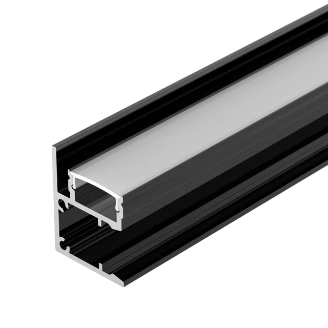 Профиль WALL-2228-2000 ANOD BLACK (Arlight, Алюминий), артикул 050488