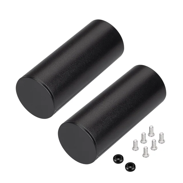 Заглушка ROUND-D36-360 BLACK с отверстием (Arlight, Металл), артикул 050534