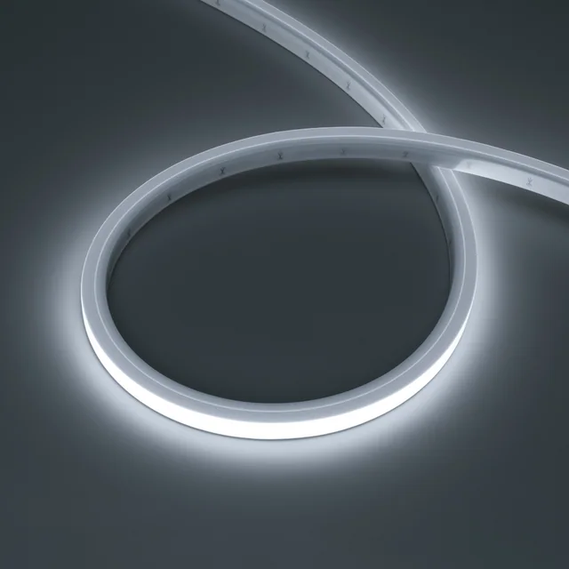 Лента герметичная NOVA-TOP-PU-A120-16x15mm 24V White7200 (10 W/m, IP68, 1m, wire x1) (Arlight, Полиуретан), артикул 050587