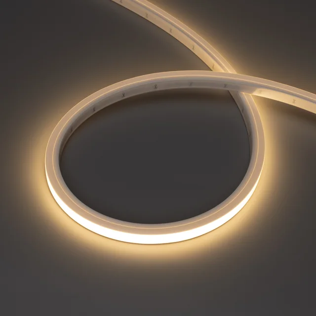 Лента герметичная NOVA-TOP-PU-A120-16x15mm 24V Warm3500 (10 W/m, IP68, 1m, wire x1) (Arlight, Полиуретан), артикул 050603