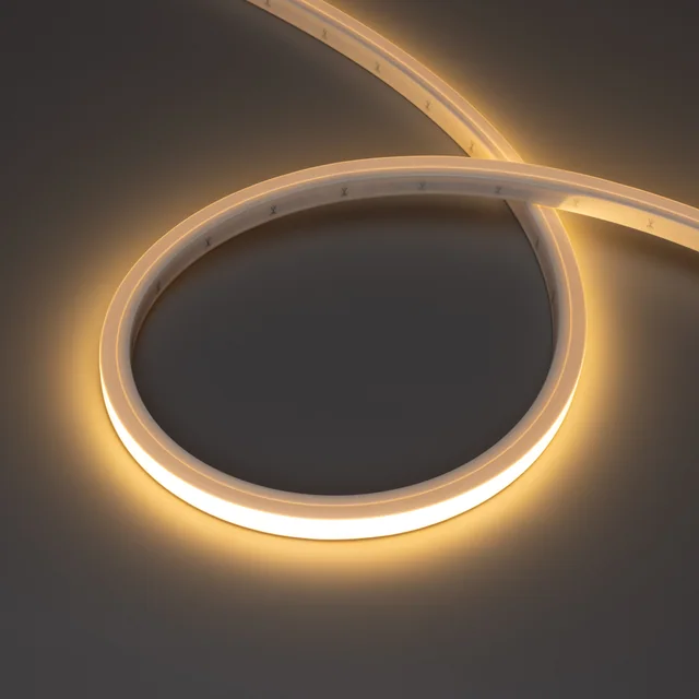 Лента герметичная NOVA-TOP-PU-A120-16x15mm 24V Warm2700 (10 W/m, IP68, 1m, wire x1) (Arlight, Полиуретан), артикул 050609