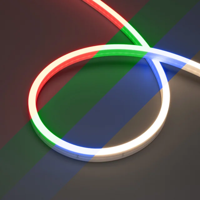 Лента герметичная NOVA-SIDE-PU-B84-12x20mm 24V RGB-Day (15 W/m, IP68, 3m, wire x1) (Arlight, Полиуретан), артикул 050614