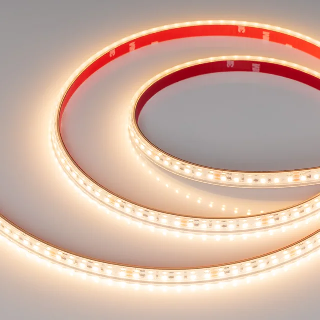 Лента герметичная IC-PS-A120-10mm 24V Warm2700 (9.6 W/m, IP67, 2835, 10m) (Arlight, стабилизированная), артикул 050634