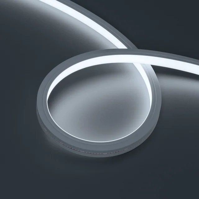 Лента герметичная MOONLIGHT-TOP-X320-13x12mm 24V White6000 (5 W/m, IP67, sauna, 15m, wire x2) (Arlight, Вывод вниз, 3 года), артикул 051135