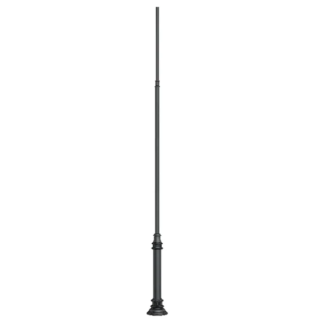 Опора фланцевая OXOR-OT3-DE-D160-L4000 (BK) (Arlight, Сталь), артикул 051352