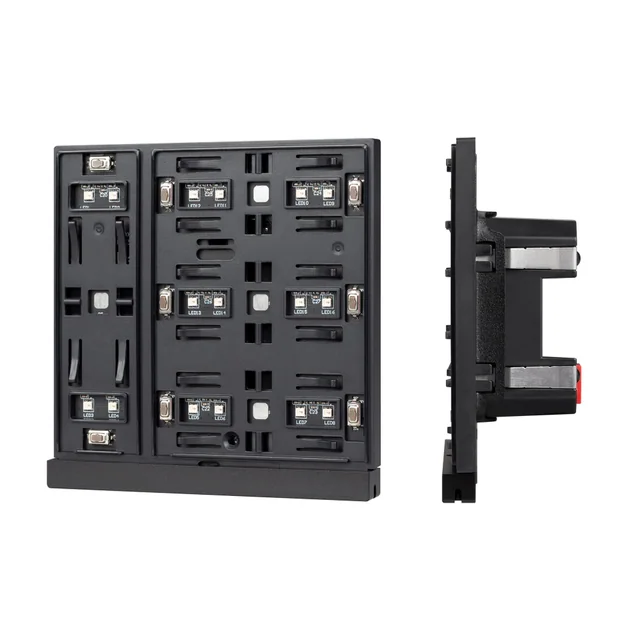 INTELLIGENT ARLIGHT Механизм панели KNX-304-22-IN Black (Bus) (IARL, IP20 Пластик, 2 года), артикул 051688