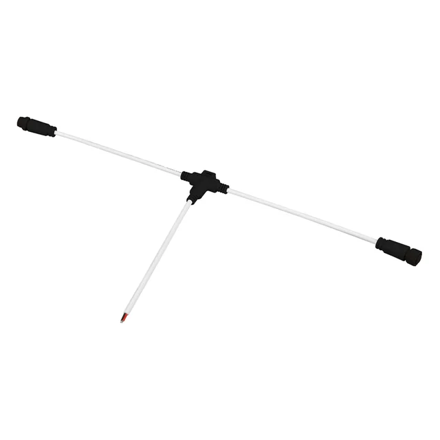 Коннектор питания ARL-MOONLIGHT-SPI/DMX-CON-POWER-T-MID-WIRE-BLK (Arlight, IP67 Пластик, 3 года), артикул 051906