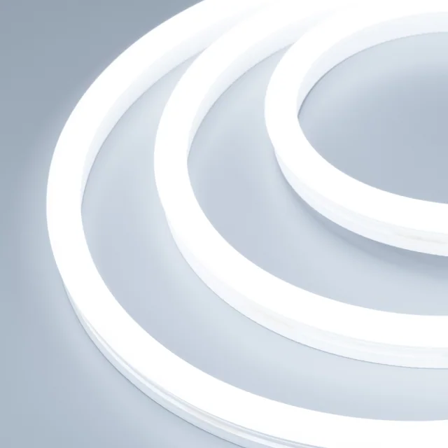 Лента герметичная WAVE-SIDE-A120-12x25mm 230V White6000 (12 W/m, IP67, 50m, wire x2) (Arlight, Грибовидная форма), артикул 051935
