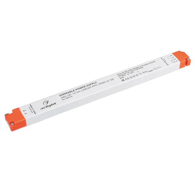 Блок питания ARV-SP-12144-LINEAR-PFC-TRIAC-0-10V (12V, 12A, 144W) (Arlight, IP20 Пластик, 5 лет), артикул 052112