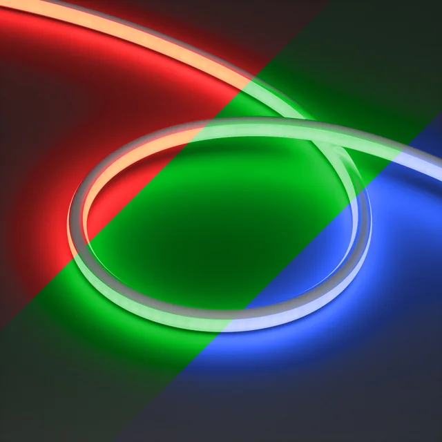 Лента герметичная WAVE-TOP-A240-18x15mm 24V RGB (10 W/m, IP54, 5m, wire x1) (Arlight, Вывод прямой, 3 года), артикул 052417