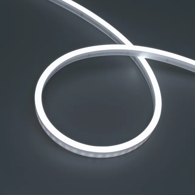 Лента герметичная WAVE-SIDE-PU-A120-06x12mm 24V White5700 (8 W/m, IP68, 1m, wire x1) (Arlight, Вывод прямой, 3 года), артикул 052583