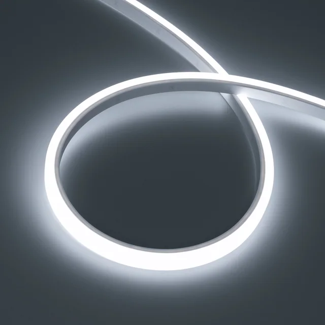 Лента герметичная WAVE-TOP-PU-A144-10x10mm 24V White5700 (5 W/m, IP68, 1m, wire x1) (Arlight, Вывод боковой, 3 года), артикул 052596