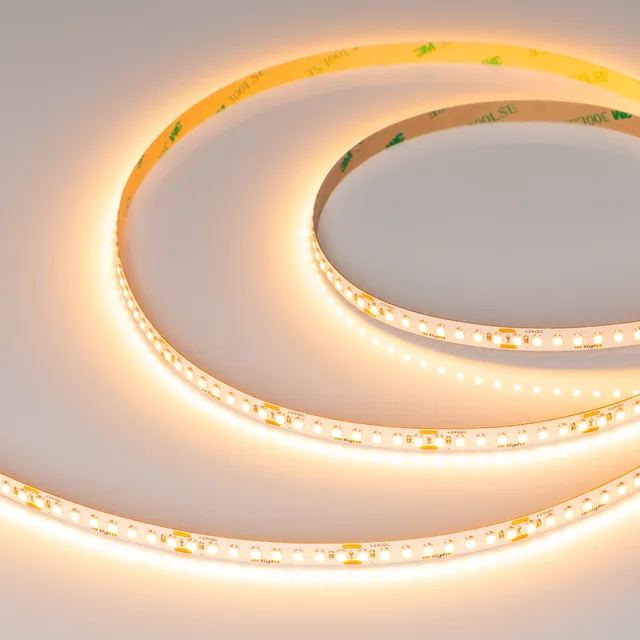 Лента UL-A176-8mm 24V Warm2400 (15 W/m, IP20, 5m) (Arlight, 7 лет), артикул 052598