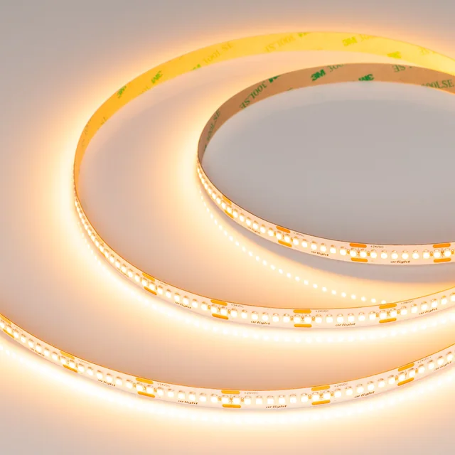 Лента UL-A240-10mm 24V Warm2400 (19 W/m, IP20, 5m) (Arlight, 7 лет), артикул 052600