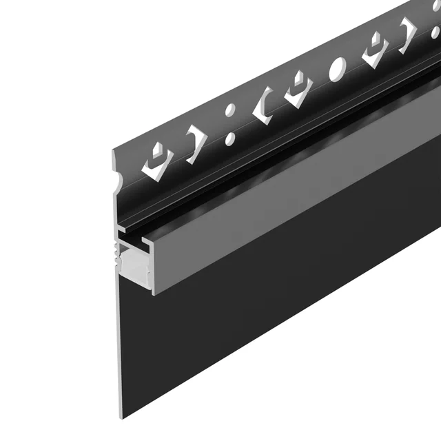 Профиль ARH-PLINTUS-50-FANTOM-3000 BLACK (Arlight, Алюминий), артикул 052699