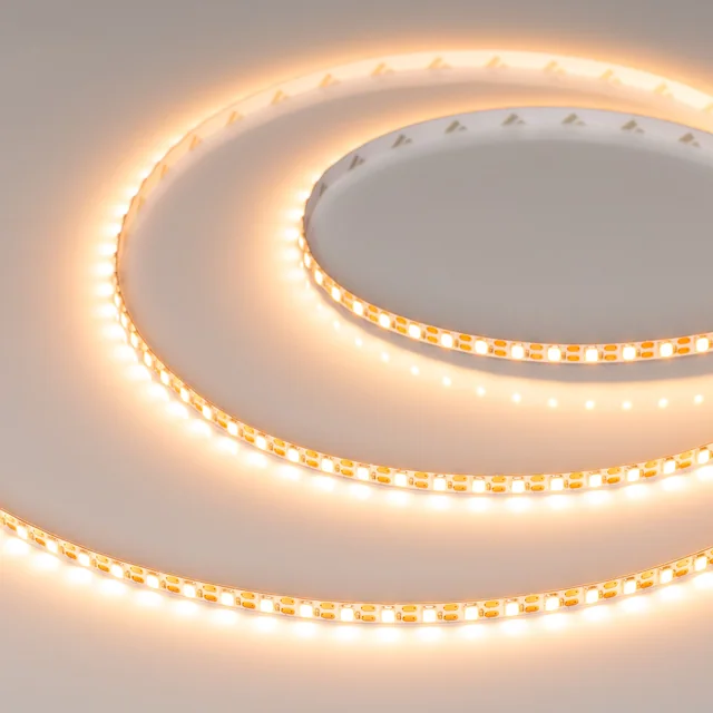 Лента FC-A120-5mm 24V Warm2400-CX1 (10 W/m, IP20, 5m) (Arlight, резка 1 светодиод), артикул 052783