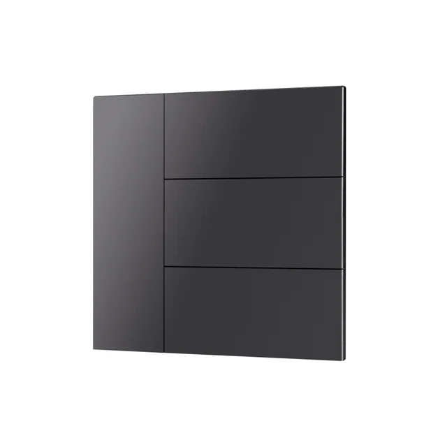 INTELLIGENT ARLIGHT Накладка панели KNX-23-4G-SUF Dark Grey (Backlightless) (IARL, IP20 Металл, 2 года), артикул 052879