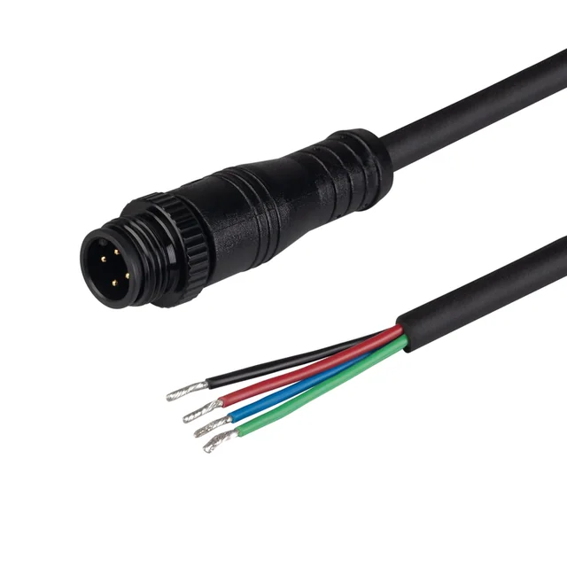 Коннектор питания ARL-WAVE-0612-RGB-CON-POWER-MALE-BLK (Arlight, IP67 Пластик, 3 года), артикул 053040