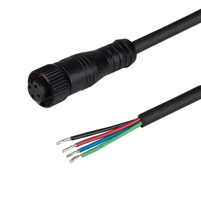 Коннектор питания ARL-WAVE-0612-RGB-CON-POWER-FEMALE-BLK (Arlight, IP67 Пластик, 3 года), артикул 053041