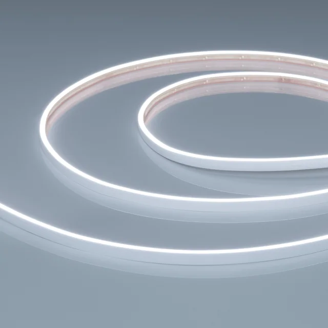 Лента герметичная VELA-M240-2.5x6mm 24V White6000 (5 W/m, IP65, 5m) (Arlight, узкая), артикул 053266