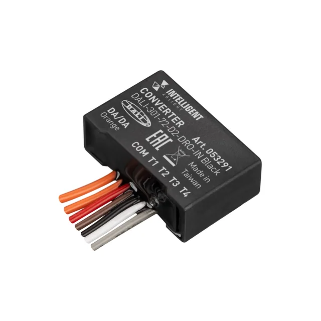 INTELLIGENT ARLIGHT Конвертер DALI-301-72-D2-DRO-IN Black (BUS) (IARL, Пластик), артикул 053291