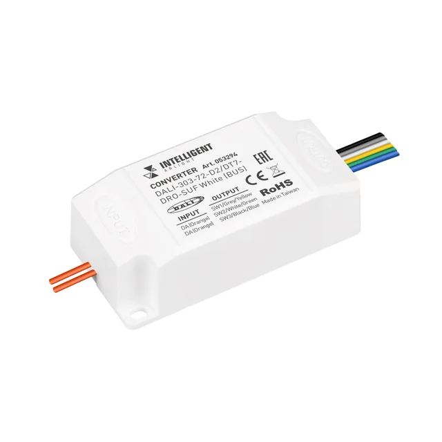 INTELLIGENT ARLIGHT Конвертер DALI-303-72-D2/DT7-DRO-SUF White (BUS) (IARL, Пластик), артикул 053294