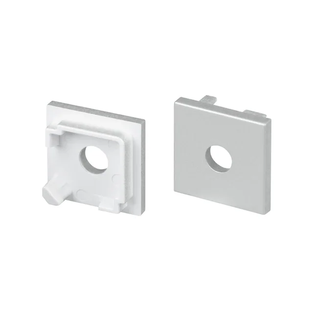 Заглушка SL-KANT-H16-S10 SQUARE с отверстием (Arlight, Пластик), артикул 053567
