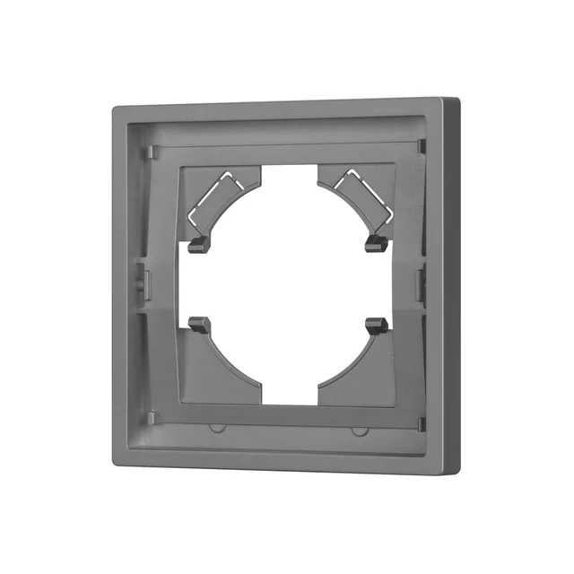 Рамка пластиковая FRM-TENDO-PL-1-GR (Arlight, Графитовый), артикул 053837