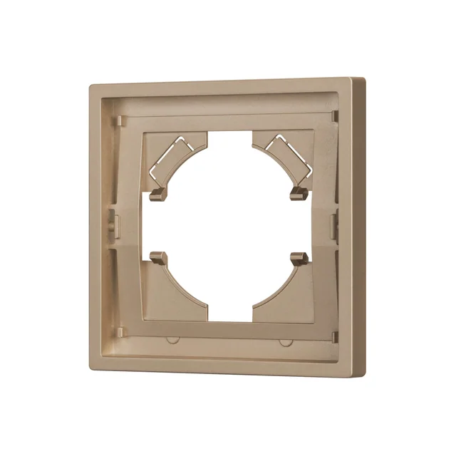 Рамка пластиковая FRM-TENDO-PL-1-GD (Arlight, Песочный), артикул 053838