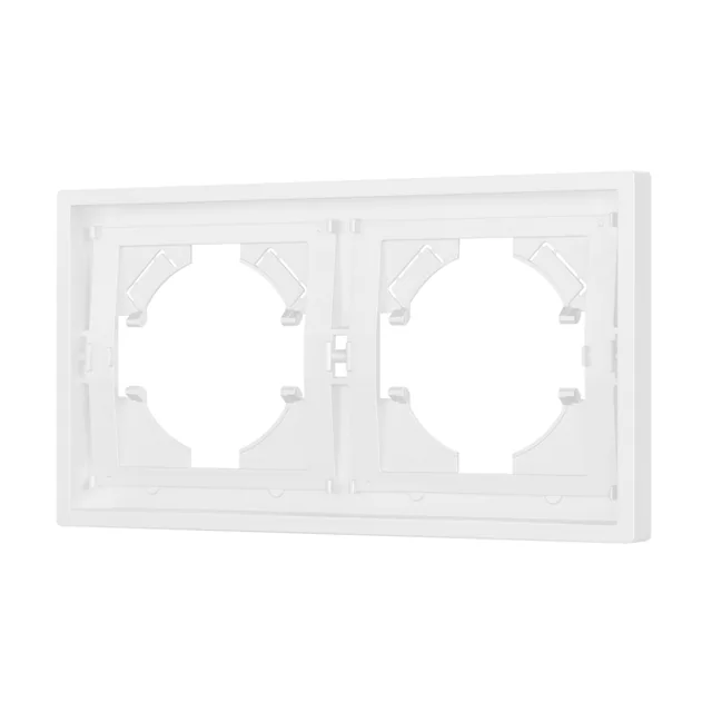 Рамка пластиковая FRM-TENDO-PL-2-WH (Arlight, Белый), артикул 053839