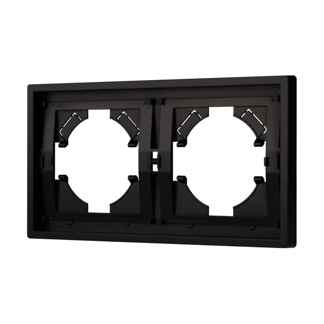 Рамка пластиковая FRM-TENDO-PL-2-BK (Arlight, Черный), артикул 053840