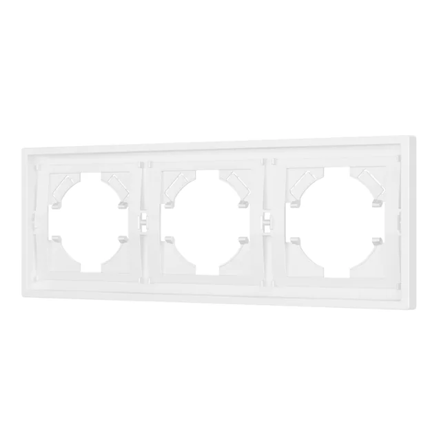 Рамка пластиковая FRM-TENDO-PL-3-WH (Arlight, Белый), артикул 053843