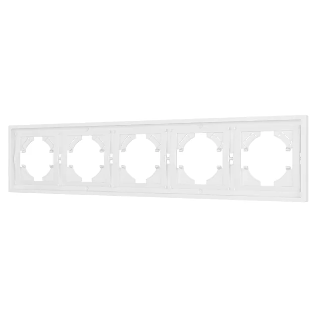 Рамка пластиковая FRM-TENDO-PL-5-WH (Arlight, Белый), артикул 053851