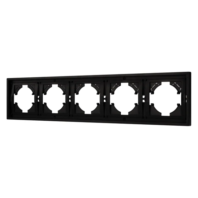 Рамка пластиковая FRM-TENDO-PL-5-BK (Arlight, Черный), артикул 053852