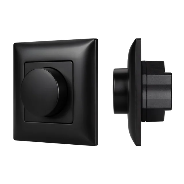 INTELLIGENT ARLIGHT Роторная панель SMART-TRIAC-601-32-DIM-IN Black (230V, 1.5A, 2.4G) (IARL, IP20 Пластик, 5 лет), артикул 054201