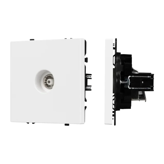 ARL NOBE Розетка ТВ софт-тач белый кварц SCT-MTV1-SFPL-WH (TV) (Arlight, -), артикул 054292(1)