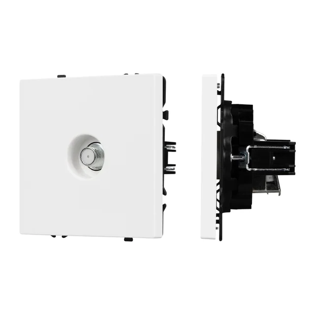 ARL NOBE Розетка спутник софт-тач белый кварц SCT-MST1-SFPL-WH (SAT) (Arlight, -), артикул 054296(1)