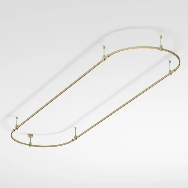 Основание ART-APRIORI-OVAL-ROD-200-3000x1000 (OG) (Arlight, IP20 Металл, 3 года), артикул 054394