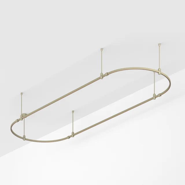 Основание ART-APRIORI-OVAL-ROD-400-3000x1000 (OG) (Arlight, IP20 Металл, 3 года), артикул 054395