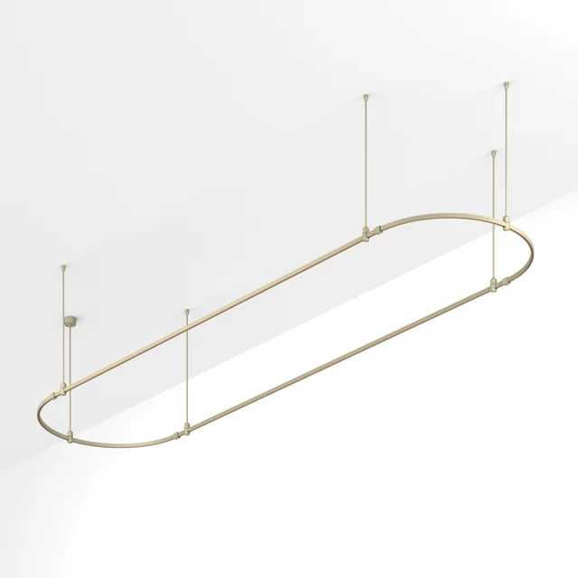 Основание ART-APRIORI-OVAL-ROD-800-4000x1000 (OG) (Arlight, IP20 Металл, 3 года), артикул 054405