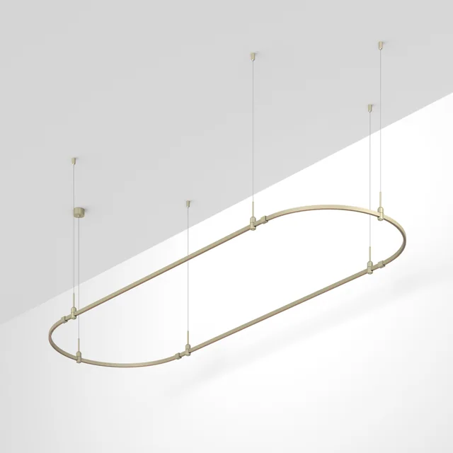 Основание ART-APRIORI-OVAL-HANG-3000x1000 (OG) (Arlight, IP20 Металл, 3 года), артикул 054413