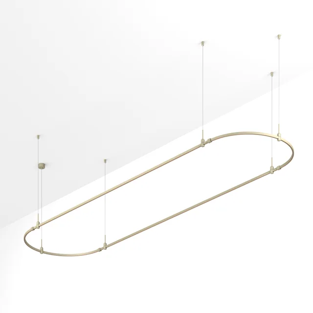 Основание ART-APRIORI-OVAL-HANG-4000x1000 (OG) (Arlight, IP20 Металл, 3 года), артикул 054414