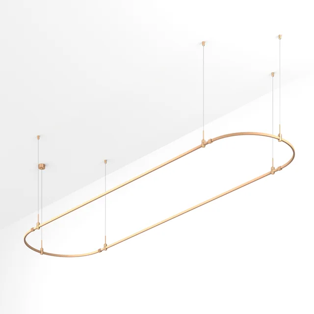 Основание ART-APRIORI-OVAL-HANG-4000x1000 (GD) (Arlight, IP20 Металл, 3 года), артикул 054525