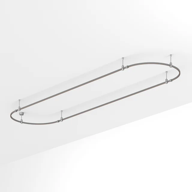 Основание ART-APRIORI-OVAL-ROD-200-4000x1000 (TN) (Arlight, IP20 Металл, 3 года), артикул 054528