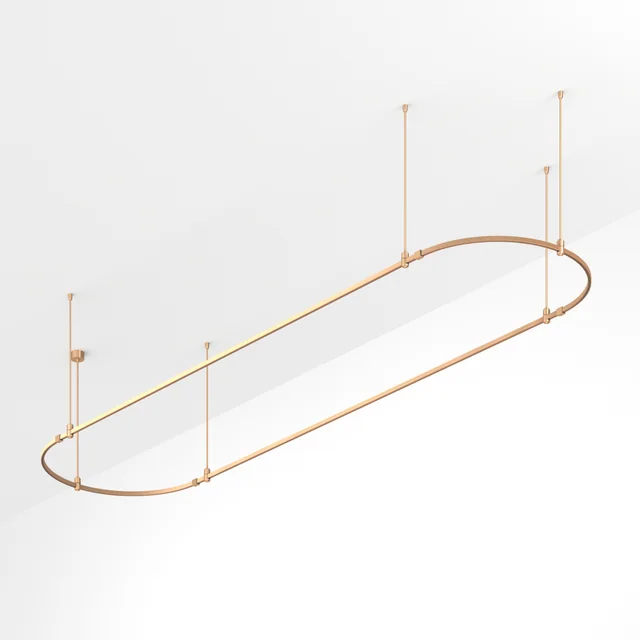 Основание ART-APRIORI-OVAL-ROD-800-4000x1000 (GD) (Arlight, IP20 Металл, 3 года), артикул 054531