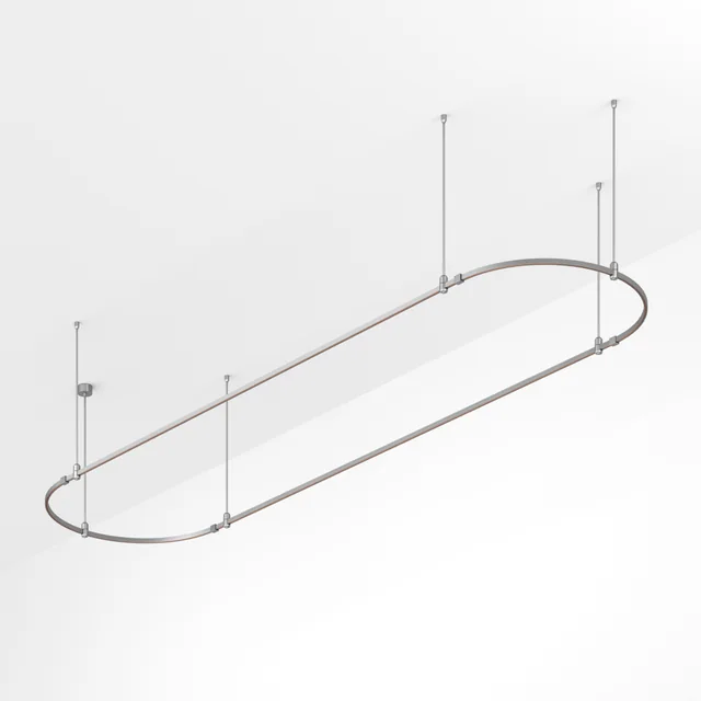 Основание ART-APRIORI-OVAL-ROD-800-4000x1000 (TN) (Arlight, IP20 Металл, 3 года), артикул 054532