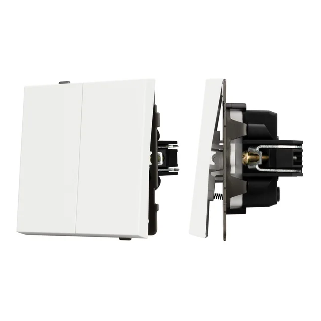 Механизм выключателя управления шторами SWT-TENDO-MKR2-SFPL-WH (230V, 10A) (Arlight, Матовый белый), артикул 054561